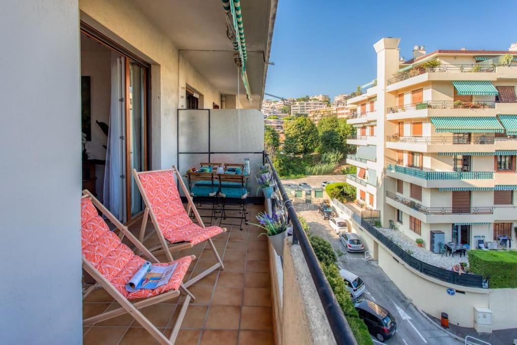 L45 Suite St Marguerite Sea View/ Balcon, Parking Wifi Ніцца Екстер'єр фото