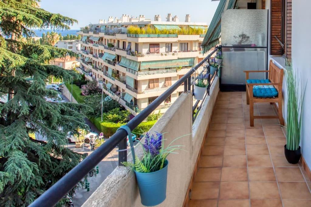 L45 Suite St Marguerite Sea View/ Balcon, Parking Wifi Ніцца Екстер'єр фото